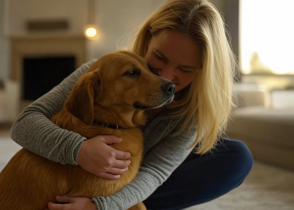 hond en baasje weer herenigd na vermissing